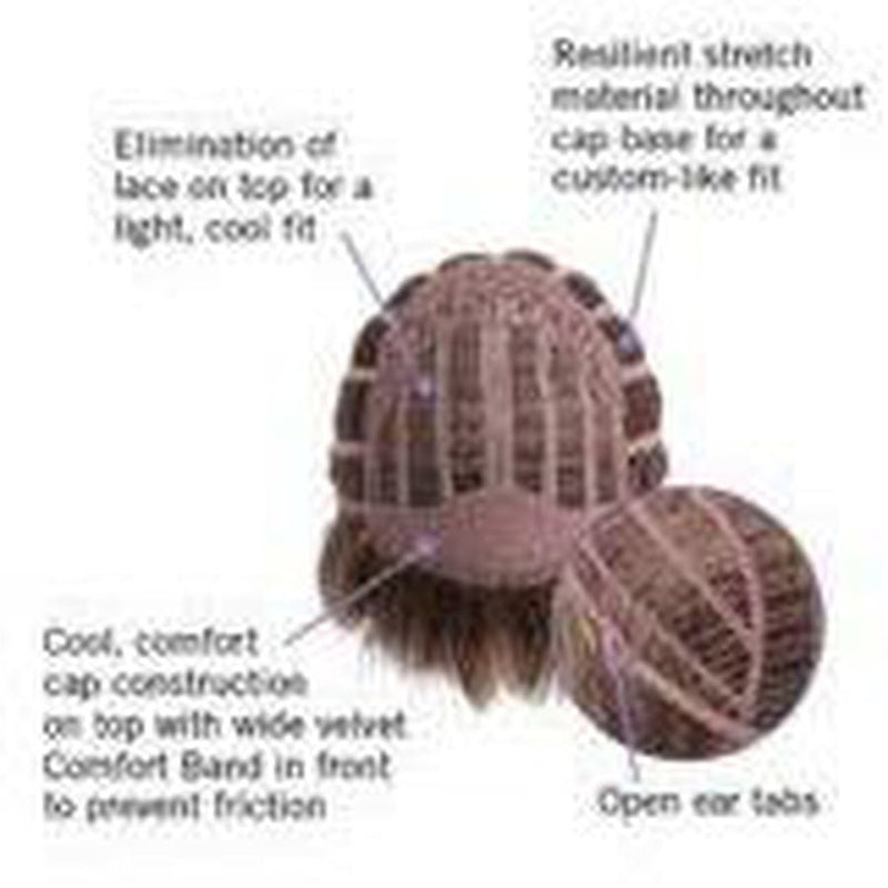VIP Extensions VIP Extensions Allure Wig, Average Cap Wig White Smoke R16215,R2,R3025S,R3329S,R43SS,R5660,RL511