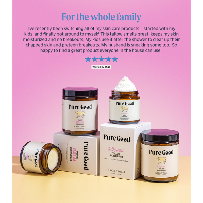 Almond & Vanilla · Tallow Balm
