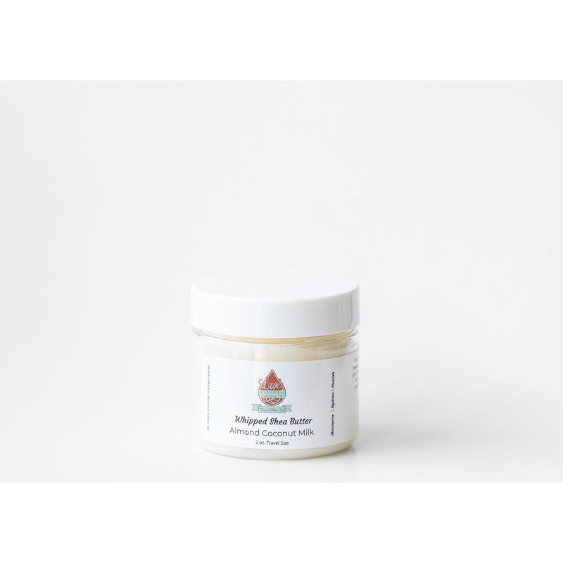 Lizzie's All-natural Products Whipped Shea Butter White Smoke Almond Coconut Milk / 2 ounce travel size