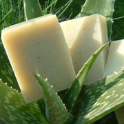 Chagrin Valley Soap & Salve Natural Soap: Fresh Aloe Soap Dim Gray Travel Size Bar 1.7 oz