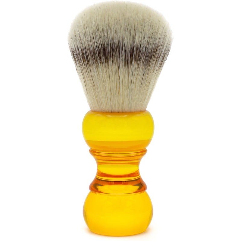 Alpha Brush Shaving Co. Alpha Brush & Shaving Co. Albert Amber G4 Shaving Brush Shaving Brush Goldenrod