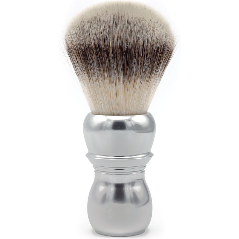 Alpha Brush Shaving Co. Alpha Brush & Shaving Co. Bulldog G4 Shaving Brush Shaving Brush Gray Silver