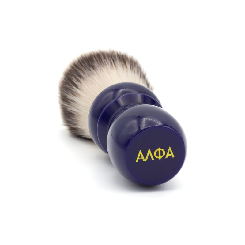 Alpha Brush Shaving Co. Alpha Brush & Shaving Co. Classic G4 Shaving Brush Shaving Brush Dark Slate Gray Jade,Red,Blue,White