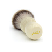 Alpha Brush Shaving Co. Alpha Brush & Shaving Co. Classic G4 Shaving Brush Shaving Brush Light Gray Jade,Red,Blue,White