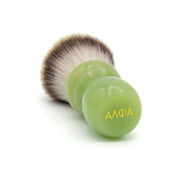 Alpha Brush Shaving Co. Alpha Brush & Shaving Co. Classic G4 Shaving Brush Shaving Brush Dark Khaki Jade,Red,Blue,White