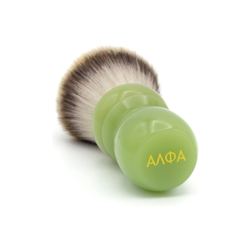 Alpha Brush Shaving Co. Alpha Brush & Shaving Co. Classic G4 Shaving Brush Shaving Brush Dark Khaki Jade,Red,Blue,White