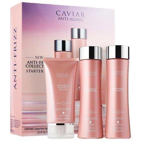 VIP Extensions Alterna Caviar Anti-Frizz Starter Kit Hair Care Kit White Smoke