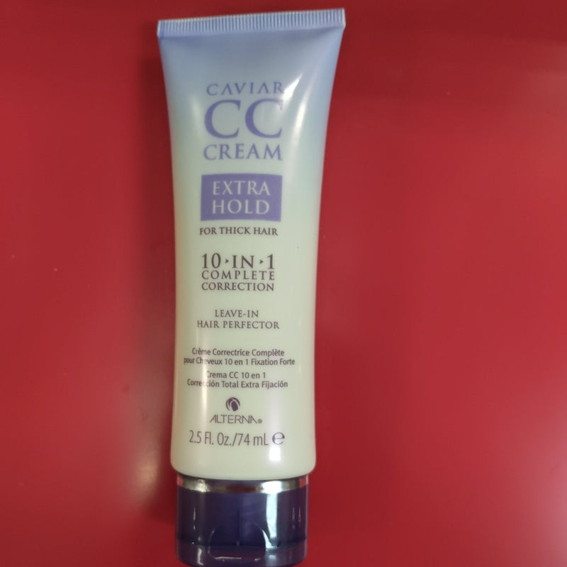 VIP Extensions Alterna Caviar Cream Extra Hold 10-in-1 Complete Correction for Thick Hair 2.5 Fl Oz Leave-In Conditioner Brown
