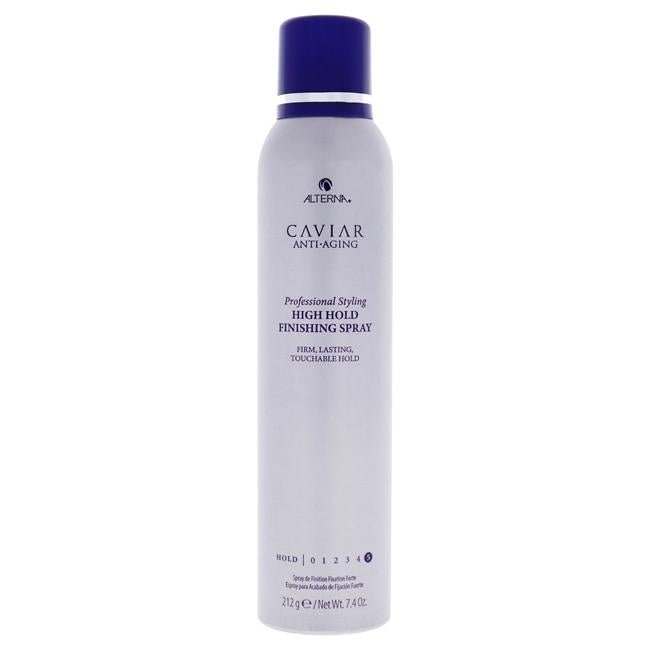 VIP Extensions Alterna Caviar Professional Styling High Hold Finishing Hairspray 12 oz Hairspray Light Gray