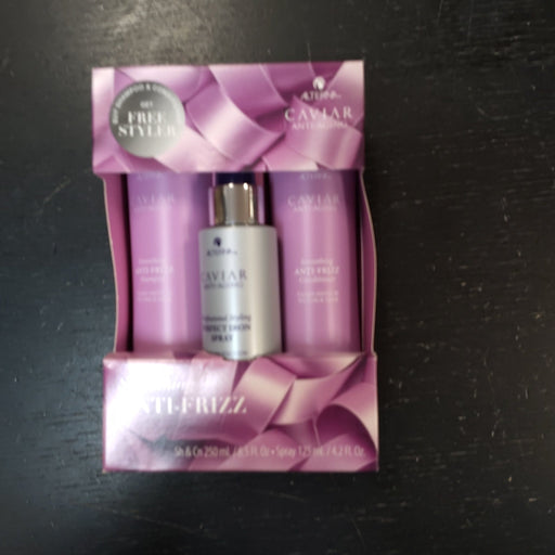 VIP Extensions Alterna Caviar Anti-Aging Smoothing Anti-Frizz Set Hair Care Kit Black