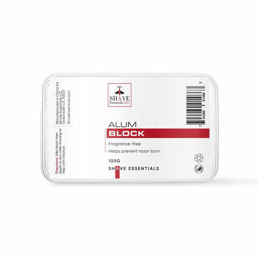 Shave Essentials Alum Block After Shave White Smoke