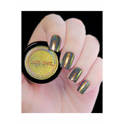 UberChic Beauty Chameleon Holographic Nail Powder: Amazon Princess Powder Tan
