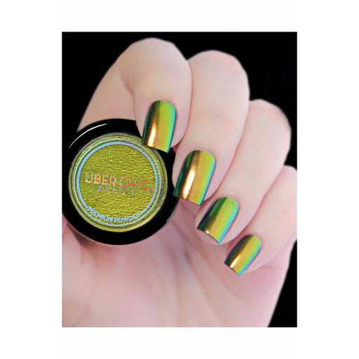 UberChic Beauty Chameleon Nail Powder: Amazon Princess Powder Gray