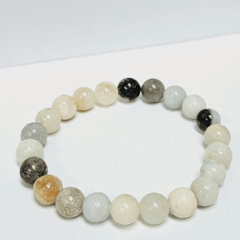 ZAQ Skin & Body Amazon Stone Bracelet - Love Light Gray 6mm,8mm,10mm