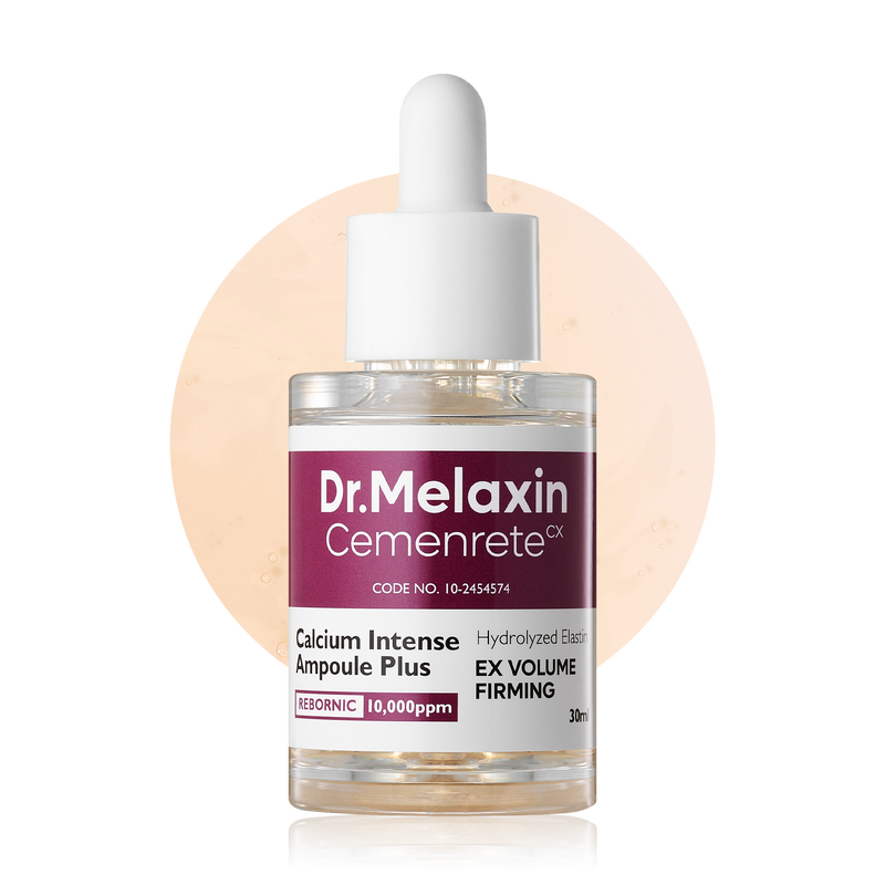 AsiaBeautyMall Dr. Melaxin Cemenrete Calcium Volume Ampoule Plus Serum Black