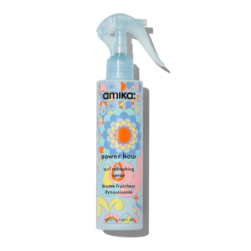 Nava Beauty Amika Power Hour Curl Refreshing Spray 6.7 Oz Hair White Smoke