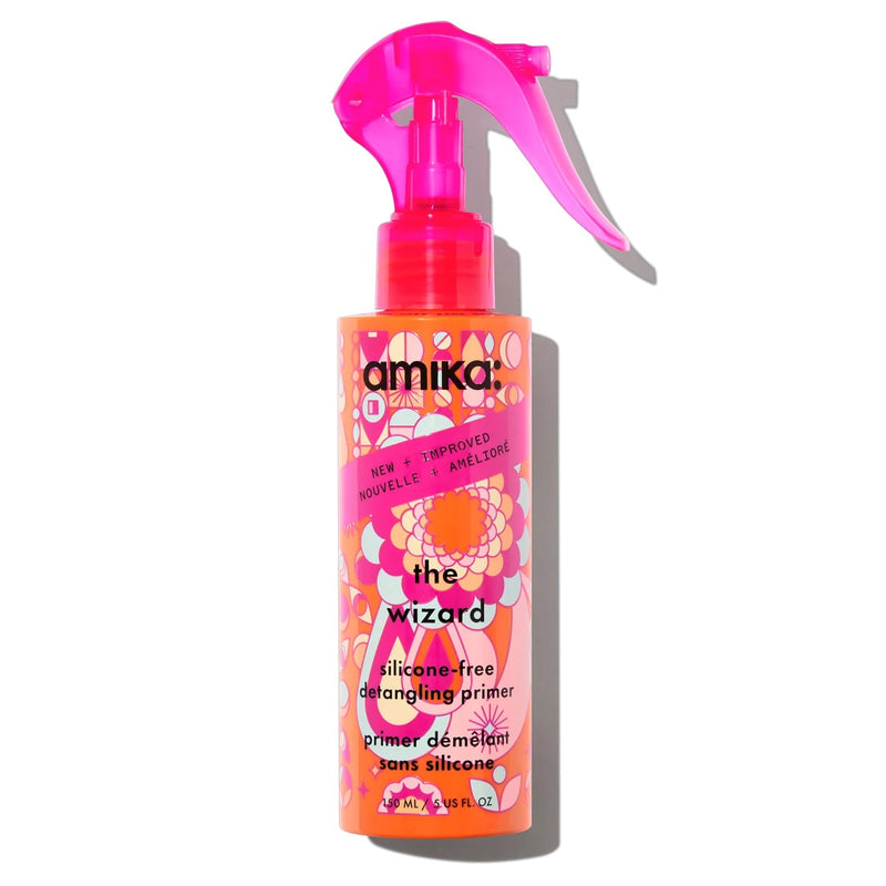 Nava Beauty Amika The Wizard Silicone-Free Detangling Primer 5 Oz Hair White Smoke