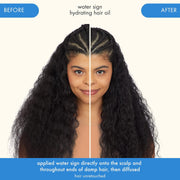 Nava Beauty Amika Water Sign Hydrating Hair Oil with Hyaluronic Acid 1.7 Oz Hair Seashell