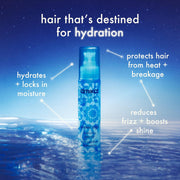 Nava Beauty Amika Water Sign Hydrating Hair Oil with Hyaluronic Acid 1.7 Oz Hair Midnight Blue