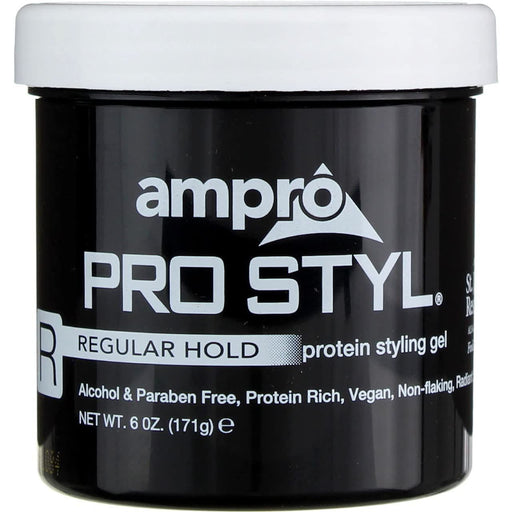 VIP Extensions Ampro Pro Style Regular Hold HAIR PRODUCTS Black 6oz
