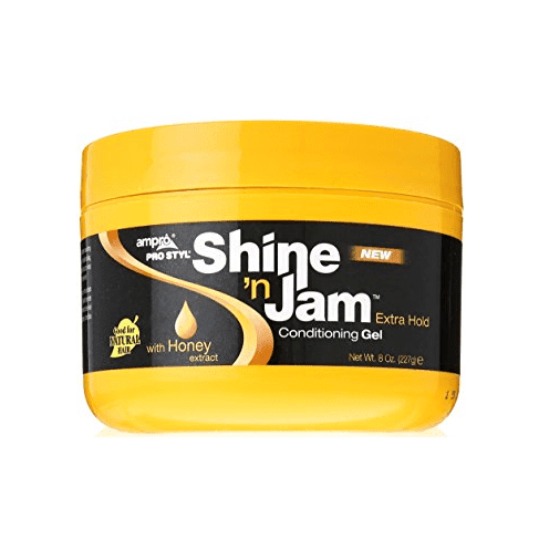 VIP Extensions Ampro Shine 'n Jam Conditioning Gel, Extra Hold Hair Styling Products White Smoke 4oz,6 oz,8 oz,16 oz