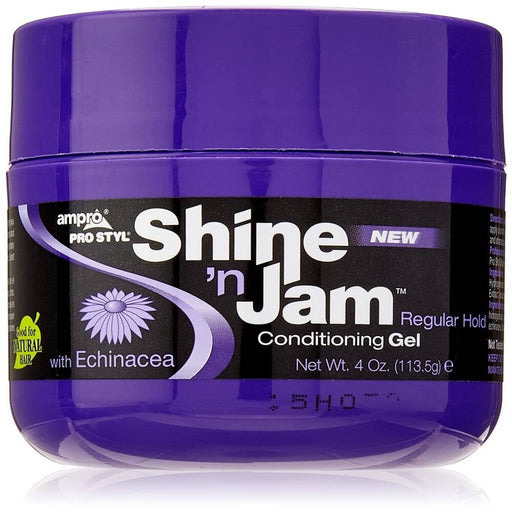 VIP Extensions Ampro Shine N Jam Conditioning Gel, Regular Hold, 4 OZ Hair Care Dark Slate Blue