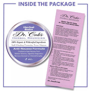 COLEHERBALS LLC 05 - Dr. Cole's Organic Anti-Nausea Herbal Balm Herbal White Smoke
