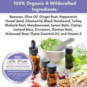 COLEHERBALS LLC 05 - Dr. Cole's Organic Anti-Nausea Herbal Balm Herbal White Smoke