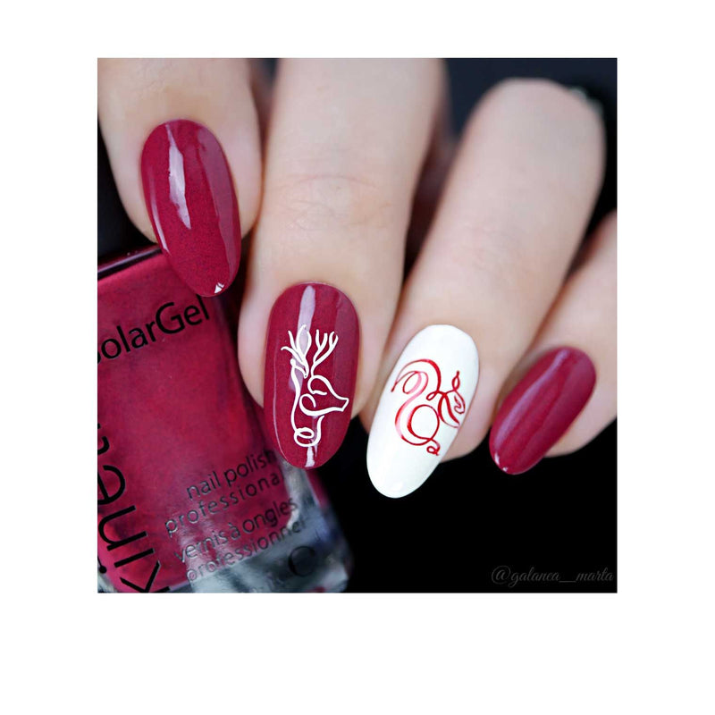 UberChic Beauty Animal Flourishes Nail Art Kits & Accessories Gray