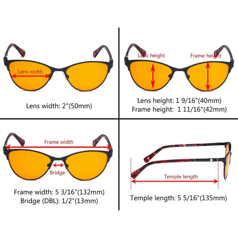 eyekeeper.com Anti Glare Computer Glasses Stylish Eyeglasses LX19021-BB98 Eyeglasses White Smoke Black / without magnification,Blue / without magnification,Purple / without magnification