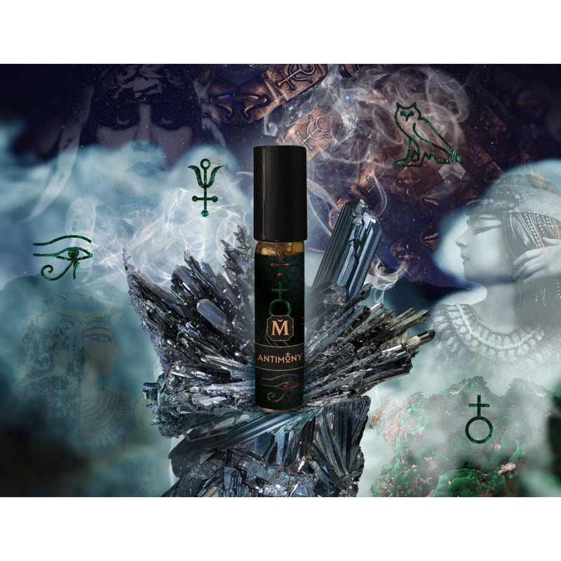 House of Matriarch High Perfumery ANTIMONY - 100% Natural Kohl & Incense High Perfumery Perfume Black 3.3ml