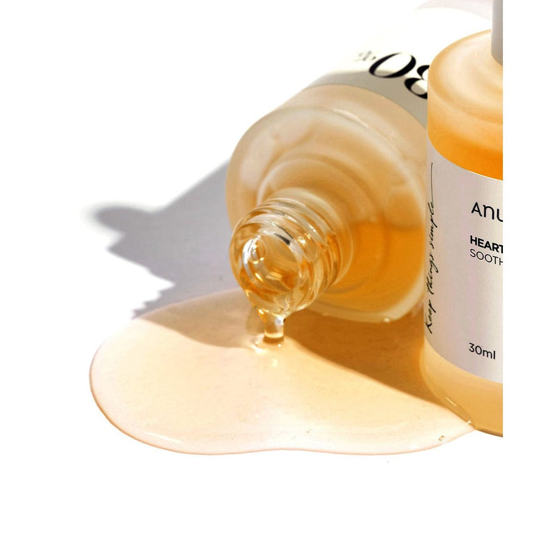AsiaBeautyMall ANUA Heartleaf 80% Moisture Soothing Ampoule Serum White Smoke