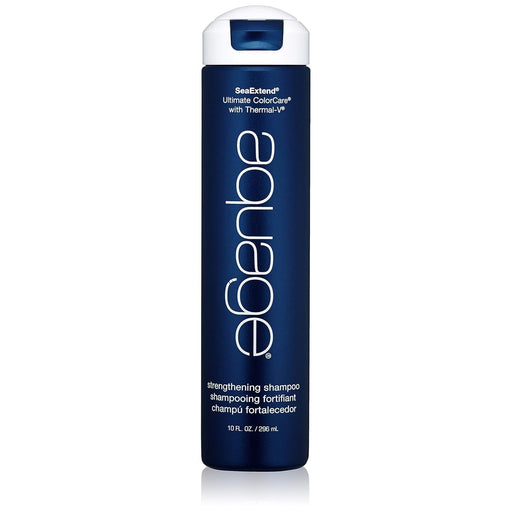 VIP Extensions AQUAGE SeaExtend Strengthening Shampoo, For Fine Hair, Keeps Hair Full, Protected and Brings out Natural Texture, 10 fl. oz Hair Care Midnight Blue