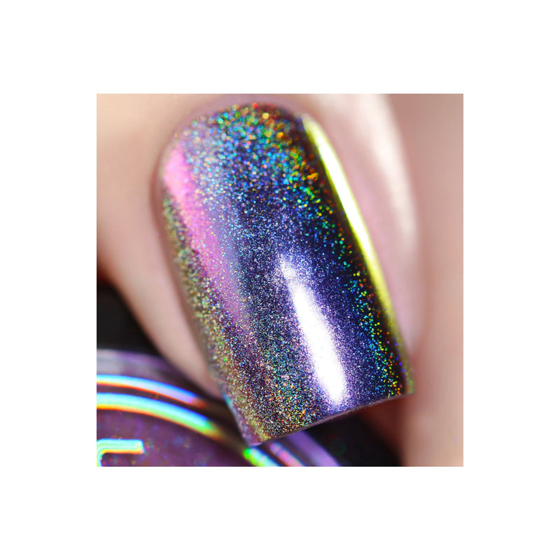 UberChic Beauty Chameleon Holographic Nail Powder: Arabian Nights Powder Rosy Brown