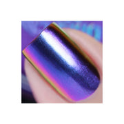 UberChic Beauty Chameleon Nail Powder: Arabian Nights Powder Slate Blue