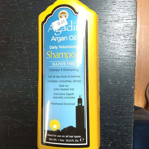 VIP Extensions Agadir Argan Oil Daily Volumizing Shampoo, 33.8 oz, Unisex Shampoo Dark Slate Gray