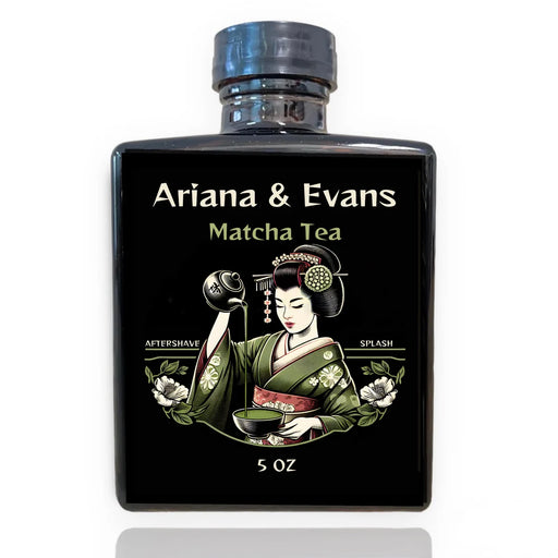 Ariana & Evans Ariana & Evans Matcha Tea Ultima Shaving Collection Shaving Set Black Aftershave Splash 5 oz