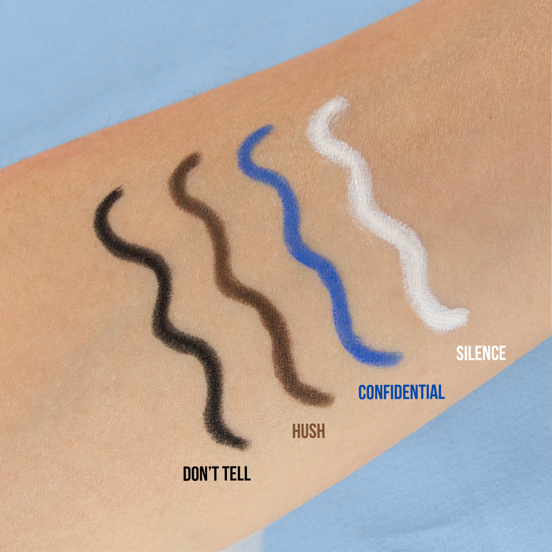 Rude Cosmetics Eye Have A Secret Creamy Gel Liner Eyeliner Tan Don't Tell,Hush,Confidential,Silence