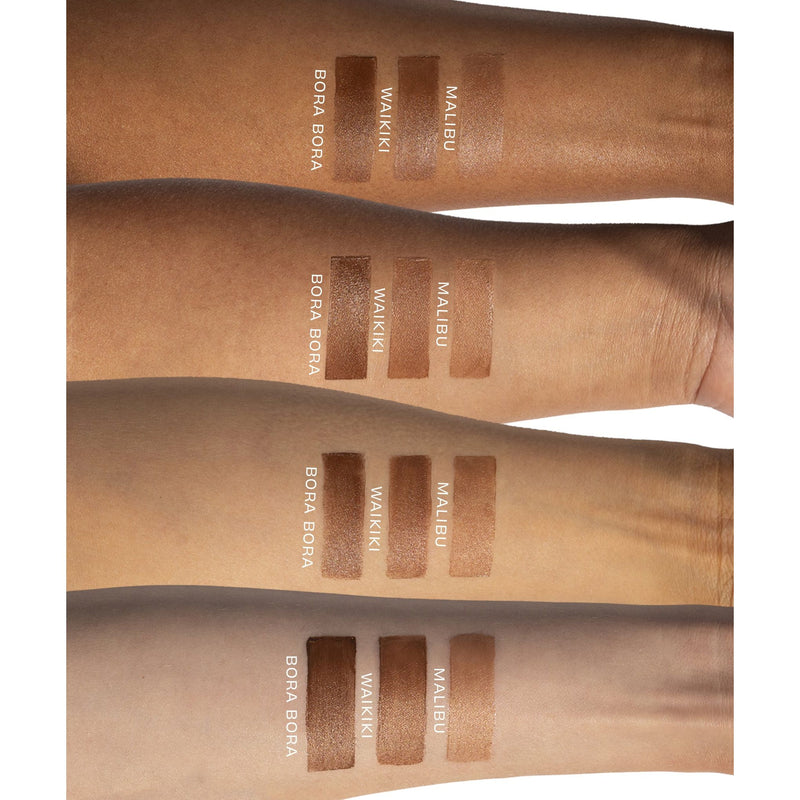 Good Weird Back from Vacay Bronzer Sienna Malibu (light bronze),Waikiki (medium bronze),Bora Bora (dark bronze)
