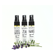 Rooted Earth Farm + Apothecary Yoga Mat Spray Gift Set Yoga Mat Sprays White Smoke kraft (brown),red + green,blue + white