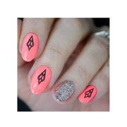 UberChic Beauty Art Deco Elements Stamping Plate Rosy Brown