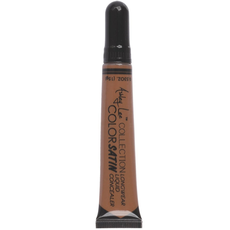 VIP Extensions Ashley Lee Color Satin Longwear Liquid Concealer Concealer White Smoke Almond Brown,Vanilla Cream,Cocoa,Caramel,Ivory,Warm Peach,Golden Coffee,Amber,Hazel,Honey Glaze,Dark Chocolate,Mocha,Green Corrector,Orange Corrector,Yellow Corrector