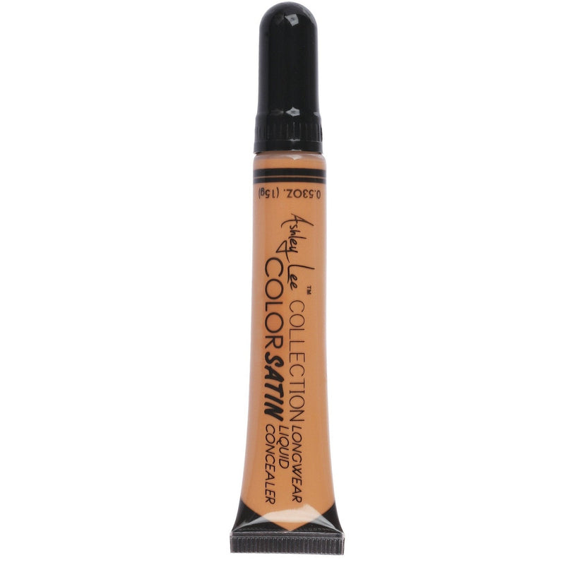 VIP Extensions Ashley Lee Color Satin Longwear Liquid Concealer Concealer White Smoke Almond Brown,Vanilla Cream,Cocoa,Caramel,Ivory,Warm Peach,Golden Coffee,Amber,Hazel,Honey Glaze,Dark Chocolate,Mocha,Green Corrector,Orange Corrector,Yellow Corrector
