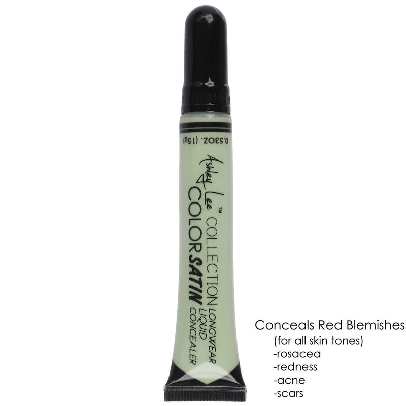VIP Extensions Ashley Lee Color Satin Longwear Liquid Concealer Concealer White Smoke Almond Brown,Vanilla Cream,Cocoa,Caramel,Ivory,Warm Peach,Golden Coffee,Amber,Hazel,Honey Glaze,Dark Chocolate,Mocha,Green Corrector,Orange Corrector,Yellow Corrector