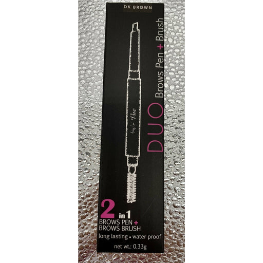 VIP Extensions Ashley Lee Vue Duo Brow Pen + Brush Eyebrow Pencil Black