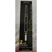 VIP Extensions Ashley Lee Vue Duo Brow Pen + Brush Eyebrow Pencil Black