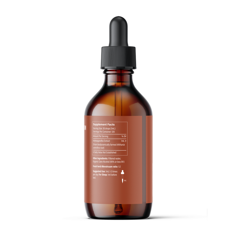 Portland Ashwagandha Farm Ashwagandha Fresh Spagyric Tincture – Pacific Northwest Grown Tincture Sienna 2oz,4oz