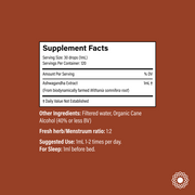 Portland Ashwagandha Farm Ashwagandha Fresh Spagyric Tincture – Pacific Northwest Grown Tincture Saddle Brown 2oz,4oz