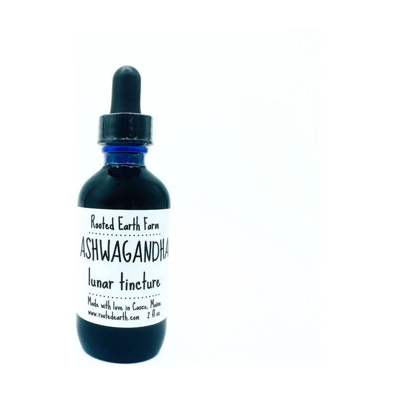 Rooted Earth Farm + Apothecary Ashwagandha Tincture Tinctures + Capsules Dark Slate Gray 2 oz