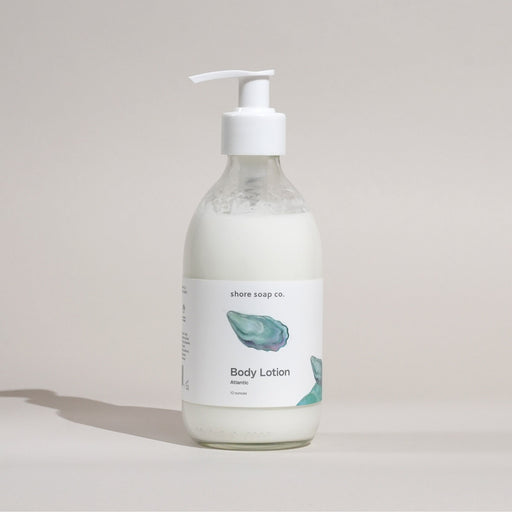 Shore Soap Co. Atlantic Body Lotion Body Lotion Light Gray 10 ounce,4 ounce